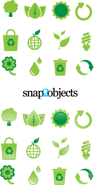 free vector Free Ecological Vector Design Elements